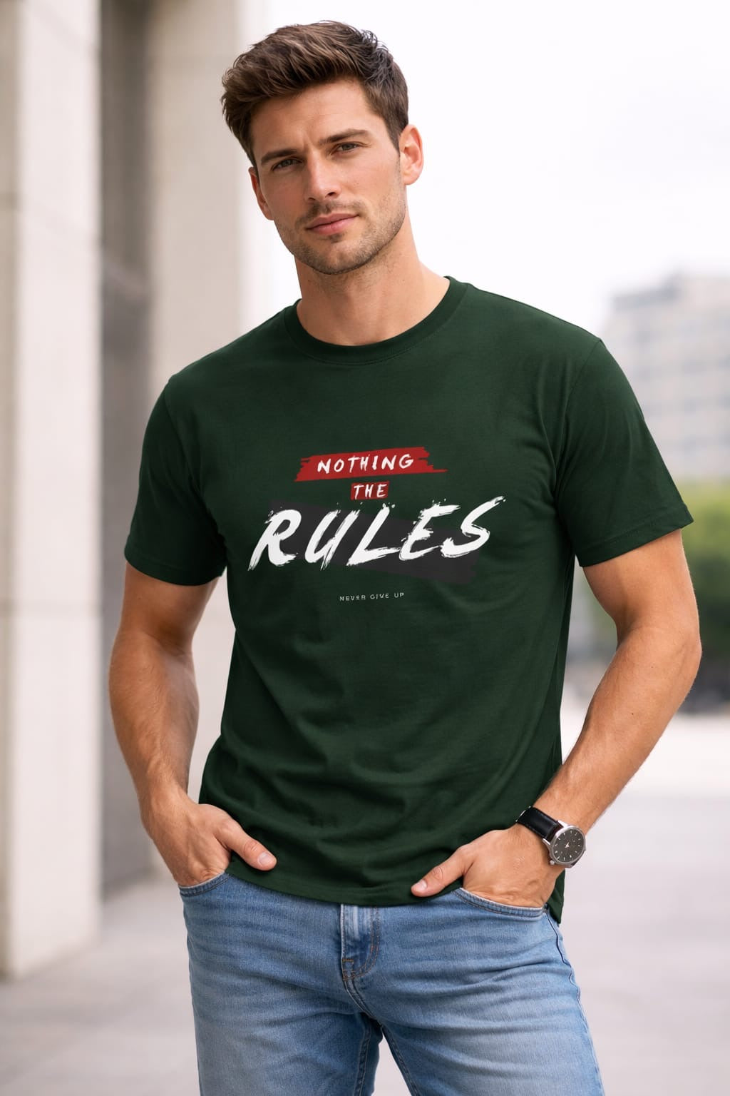 Nothing The Rules – Motivational Graphic T-Shirt