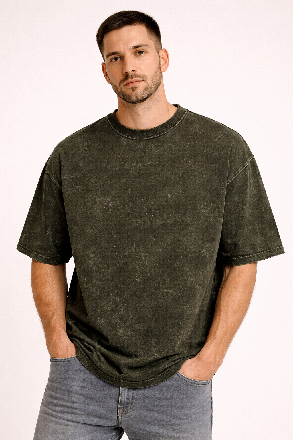 JeSol Acid Wash Oversized T-Shirt