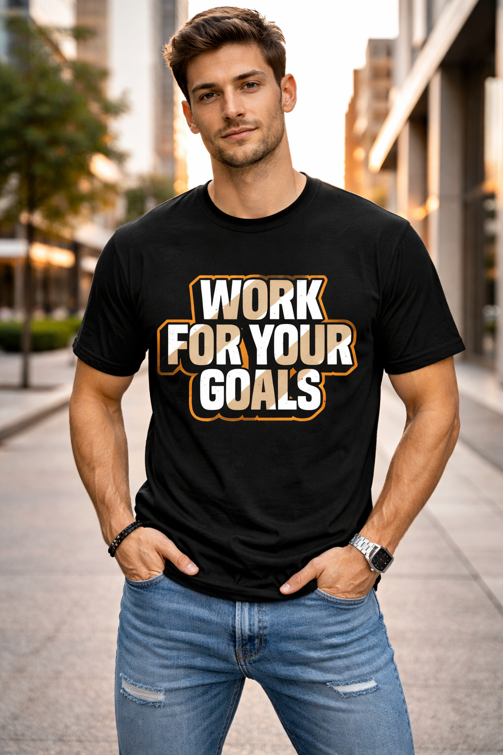 Work For Your Goals Graphic Tee