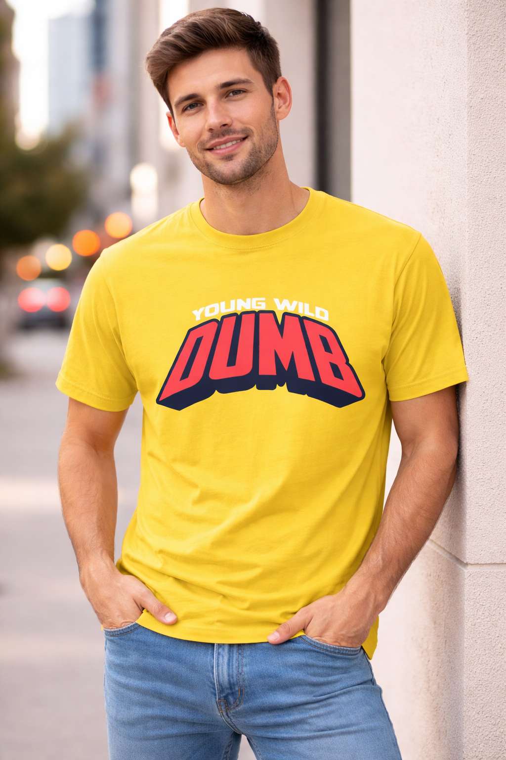 "Young Wild Dumb" Graphic T-Shirt